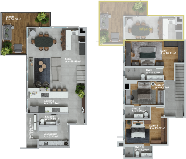 Tipo 1 Duplex